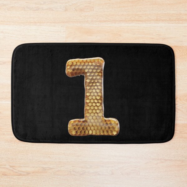 Item preview, 1 Number 3d Honey Numbers Font designed and sold by HelloFromAja.