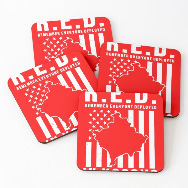 Item preview, Remember Everyone Deployed (R.E.D. Friday) to Kosovo designed and sold by Gold Wings Tees.