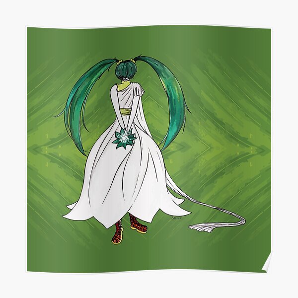 Flower Girl : Muguet (Lily of the valley) Poster