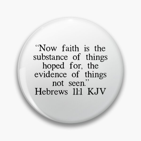 Item preview, Hebrews 11:1 KJV designed and sold by IBMClothing.