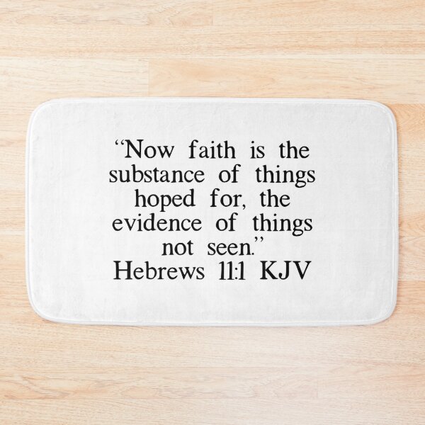 Item preview, Hebrews 11:1 KJV designed and sold by IBMClothing.