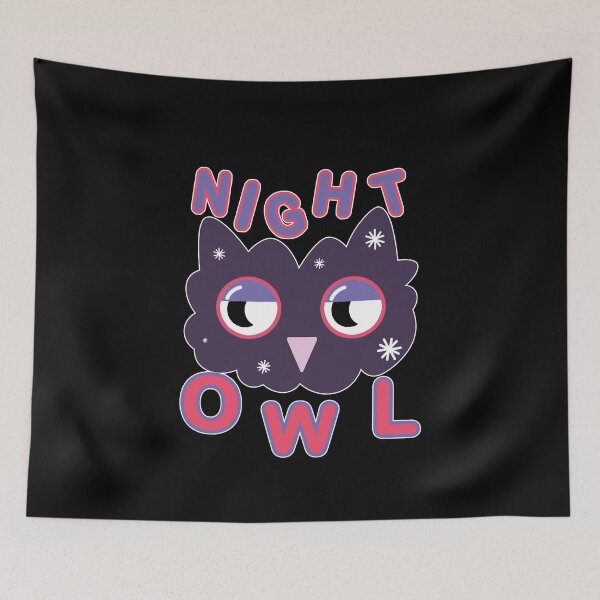Item preview, Night OWL - No Sleep designed and sold by AdlDisEye.