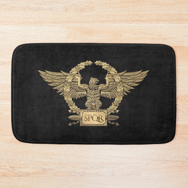 Item preview, Gold Roman Imperial Eagle - SPQR Special Edition over Black Velvet designed and sold by Serge Averbukh Art Studio.