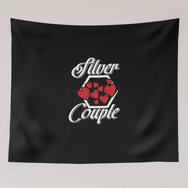 Item preview, Silver couple! designed and sold by Cutebutfunny.