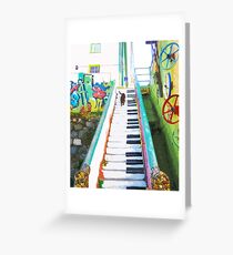 Piano Grußkarte