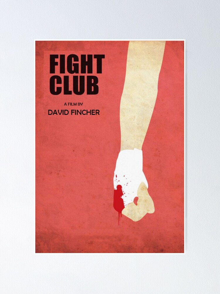 FIGHT CLUB AESTHETIC MOVIE POSTER