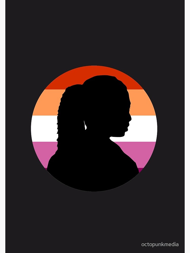 Tina Chen Lesbian Flag - Detroit Evolution Pride by octopunkmedia