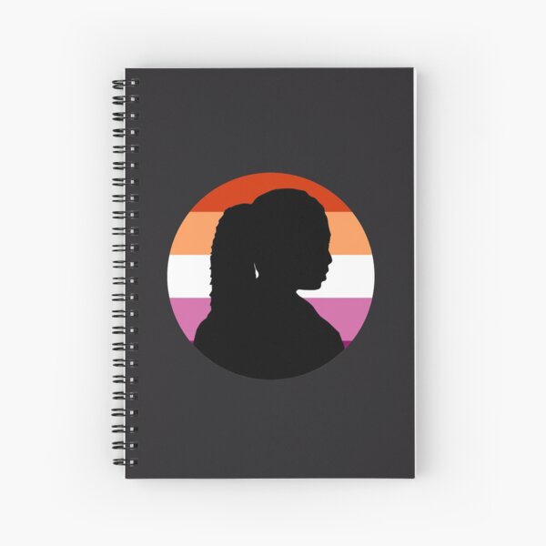 Tina Chen Lesbian Flag - Detroit Evolution Pride Spiral Notebook