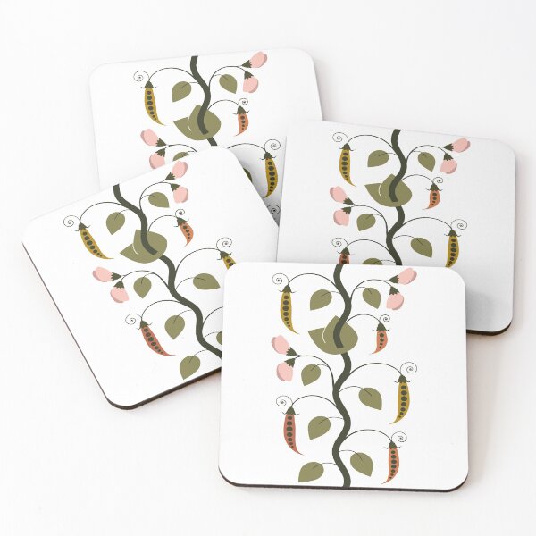 Heritage Peas Coasters (Set of 4)