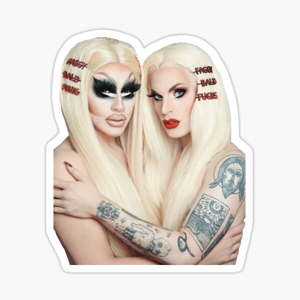 Vista previa del artículo con la obra «trixie y katya», diseñado y vendido por at-money.