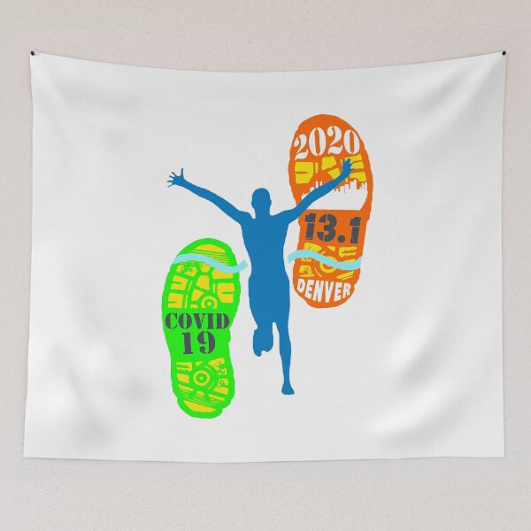 Item preview, Half Marathon; Denver; Coronavirus; designed and sold by StickerApe.