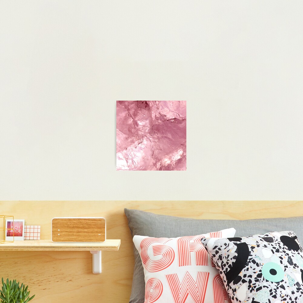 Rose Quartz Photographic Print