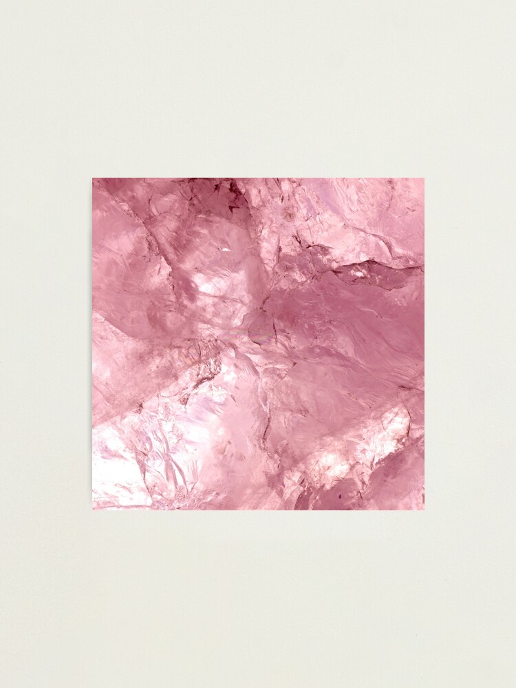 Alternate view of Rose Quartz Photographic Print