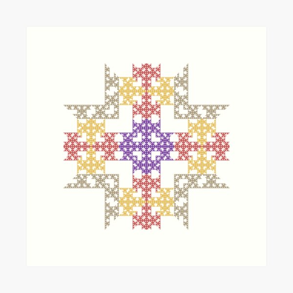 Chaotic Floorplan Art Print
