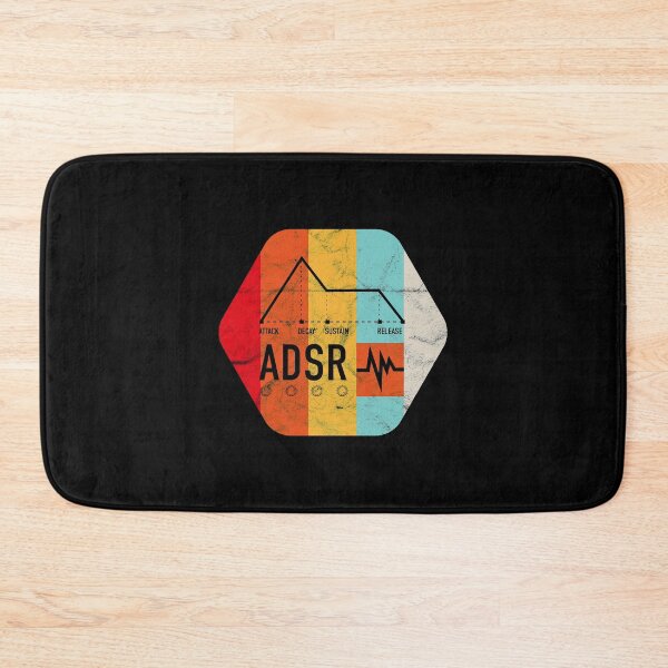 Item preview, Analog Synth ADSR Envelope Producer Vintage Studio Gear Nerd design designed and sold by A-Fashion.