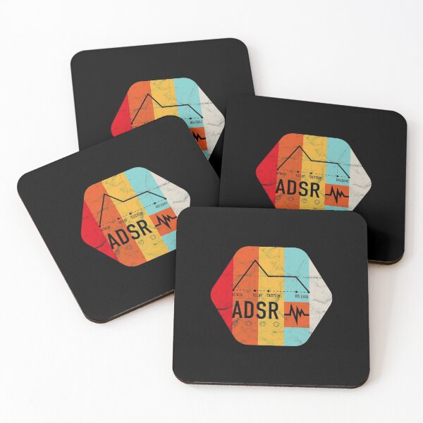 Item preview, Analog Synth ADSR Envelope Producer Vintage Studio Gear Nerd design designed and sold by A-Fashion.