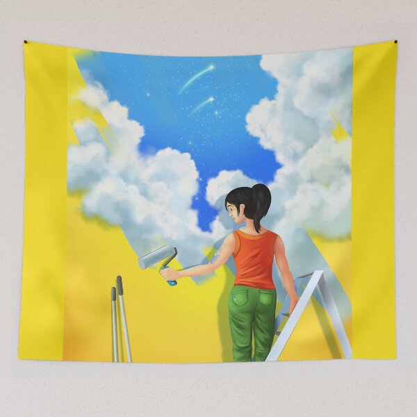 Item preview, She's a good painter designed and sold by DigitalCloud.