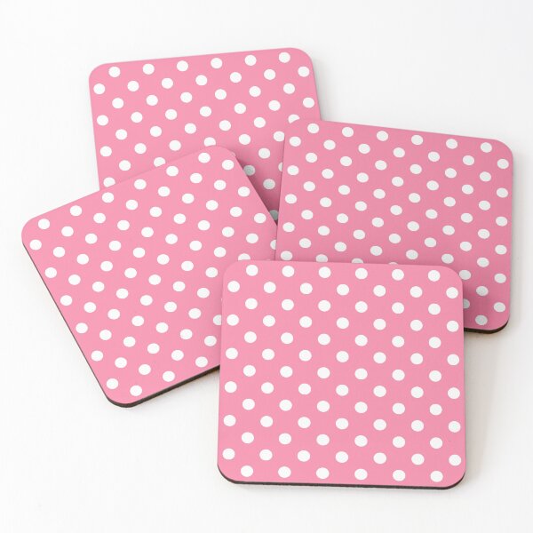 Item preview, Pink and White Polka Dots Pattern designed and sold by cabgodfrey.