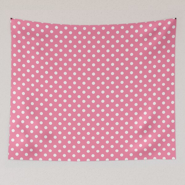 Item preview, Pink and White Polka Dots Pattern designed and sold by cabgodfrey.