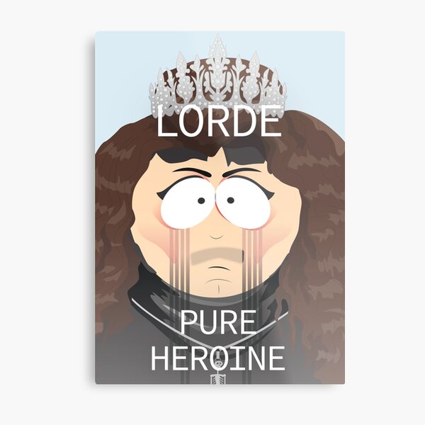 Randy Marsh from South Park Ya Ya Ya Pure Version With Text Metal Print