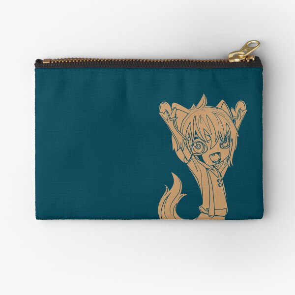 Crazy Wolf Boi Zipper Pouch