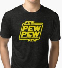 Camiseta de tejido mixto Pew Pew Pew