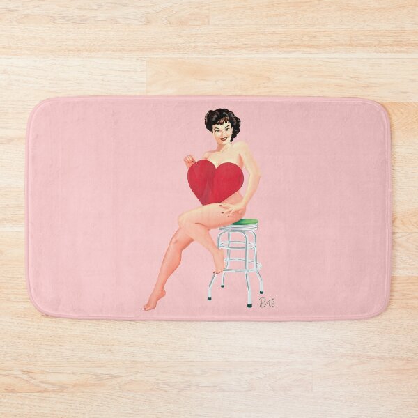Item preview, Vintage Pin Up Girl - Be my Valentine designed and sold by georgatos.