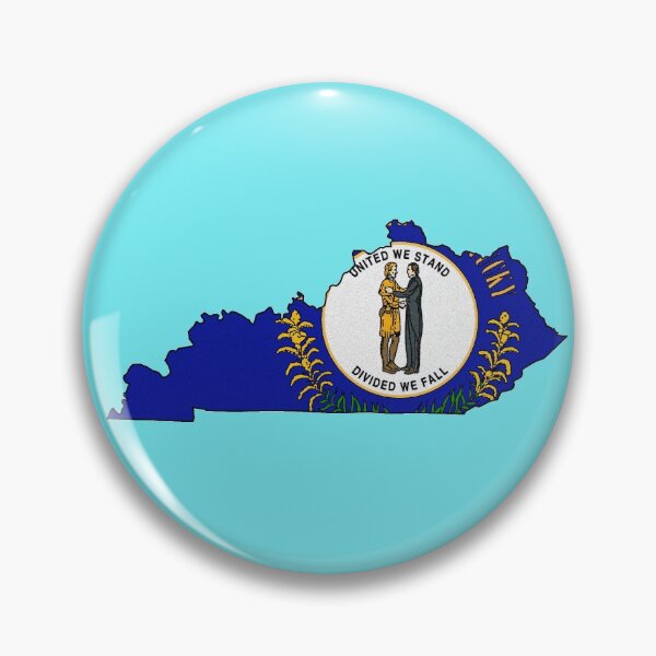 Item preview, Kentucky Map with Kentucky State Flag designed and sold by Havocgirl.