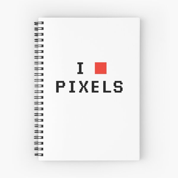 Aperçu de l'œuvre J'aime les pixels créée et vendue par printadorable.