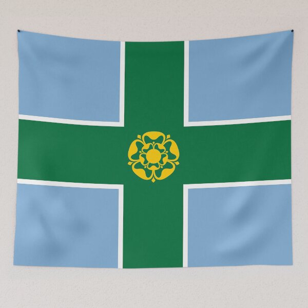 Item preview, Derbyshire Flag Stickers, Gifts & other Products designed and sold by mpodger.