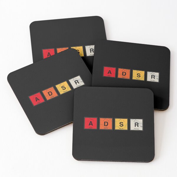 Item preview, Analog Synth ADSR Envelope Producer Vintage Studio Gear Nerd design designed and sold by A-Fashion.