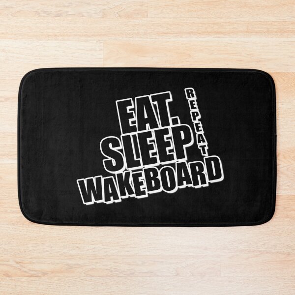 Item preview, Wakeboard funny Saying Eat Sleep Repeat  designed and sold by shurikaner.