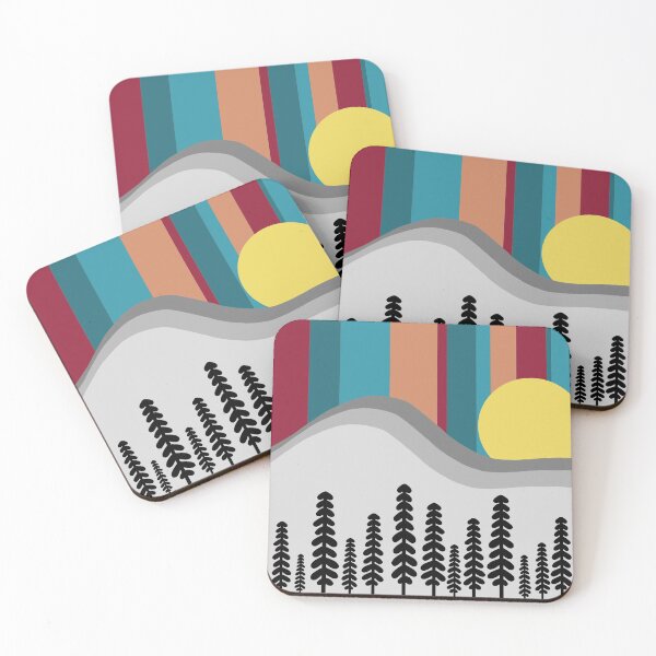 Item preview, Bold Mountain Range Sunset designed and sold by karlaface.