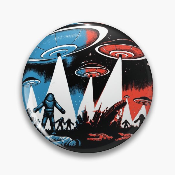 Item preview, FLYING SAUCER ATTACKS THE EARTH 空飛ぶ円盤 地球を襲撃す designed and sold by MINION-FACTORY.