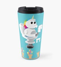 Regenbogen-Einhorn-Eiscreme Thermobecher