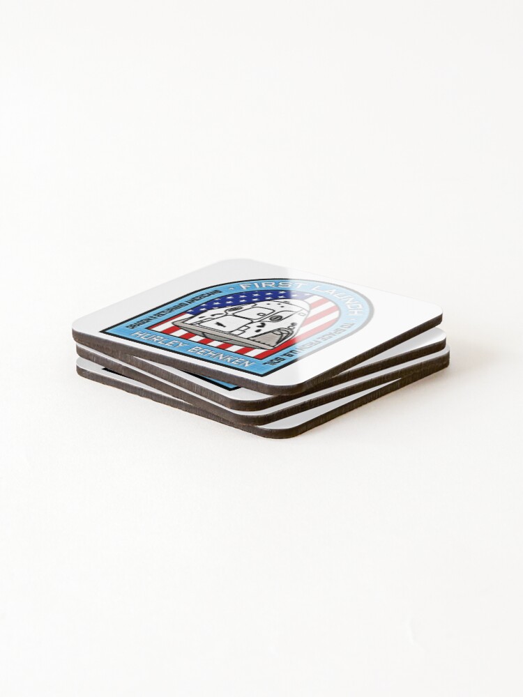 Thumbnail 4 of 5, Coasters (Set of 4), 45th Space Wing DM-2 patch designed and sold by Spacestuffplus.