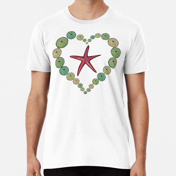 Sea Urchins Heart Premium T-Shirt