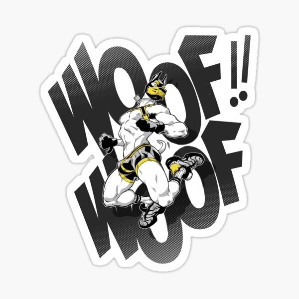 WOOF !! Sticker
