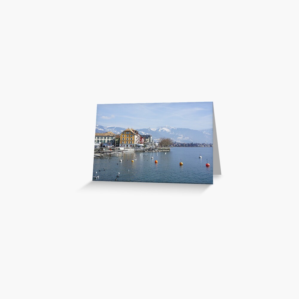 Vevey landscape Greeting Card