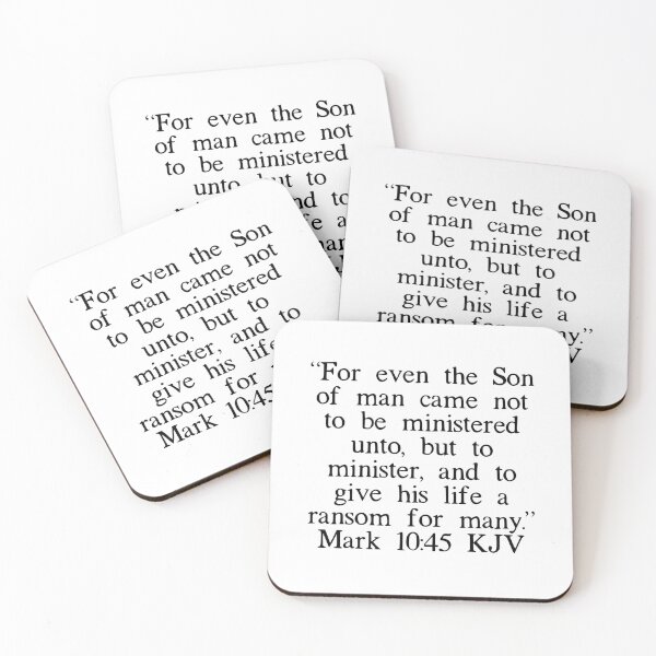 Item preview, Mark 10:45 KJV designed and sold by IBMClothing.
