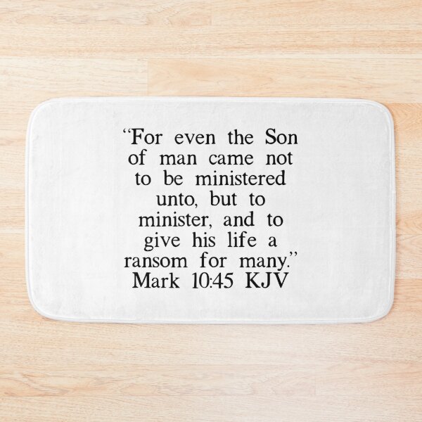 Item preview, Mark 10:45 KJV designed and sold by IBMClothing.