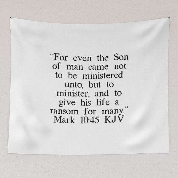 Item preview, Mark 10:45 KJV designed and sold by IBMClothing.