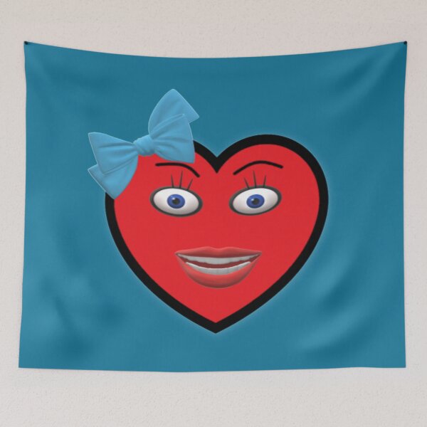 Item preview,  Emoji Lady Heart With A Big Smile designed and sold by TeesFashion.