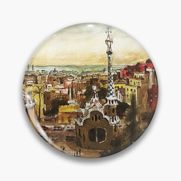 Item preview, Park Güell prints. Antoni Gaudi Barcelona buildings designed and sold by miquelcazanya.