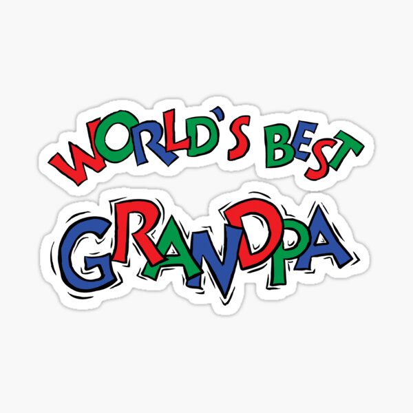Grandpa "World's Greatest Grandpa" Sticker