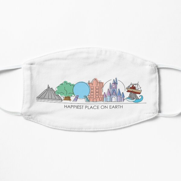 Happiest Place on Earth Flat Mask