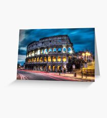 HDR Coliseum Greeting Card