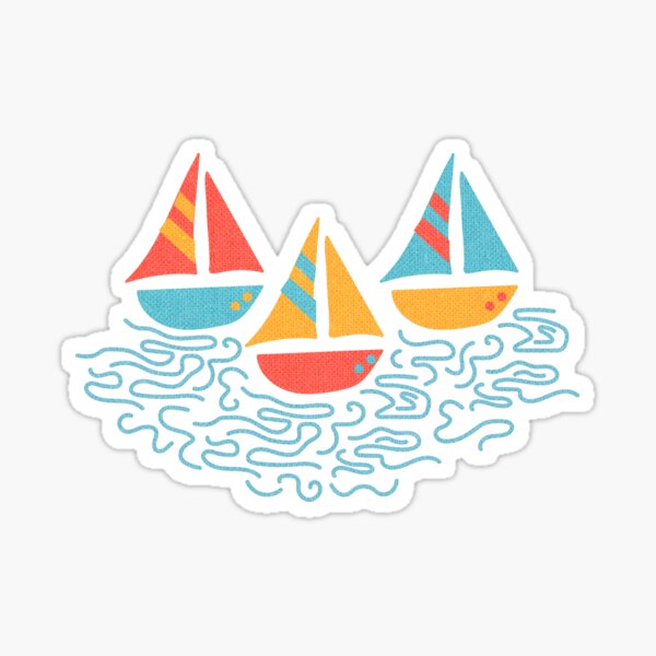Sailboats Sticker