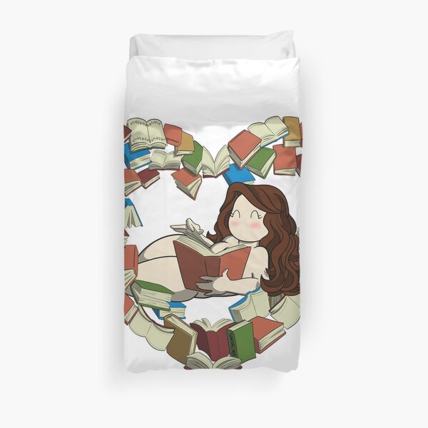Book Lover Duvet Cover
