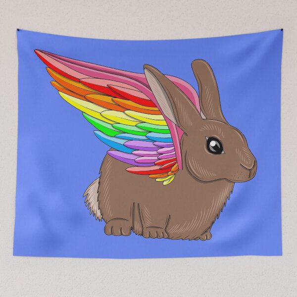 Item preview, Rabbit with wings designed and sold by Melanie Jeyakkumar.